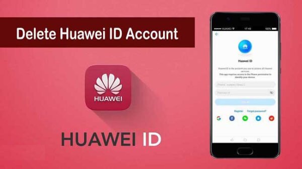 Delete Huawei ID account